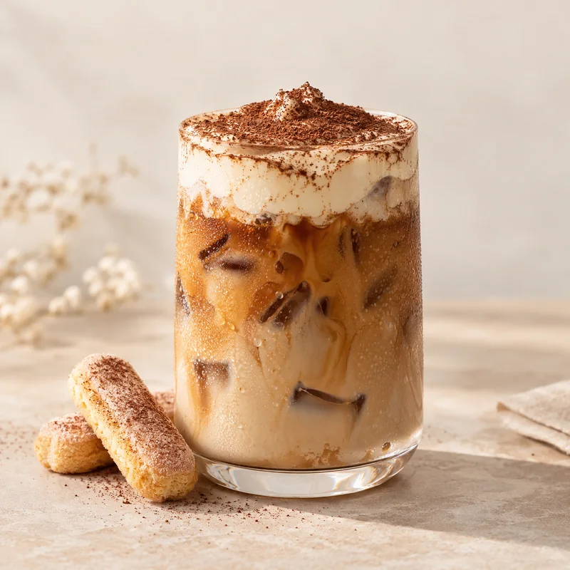 Inspirasi minuman dingin rasa Tiramisu